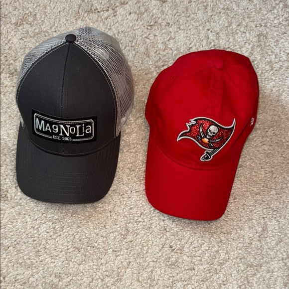 Magnolia and Tampa Bucs Trucker Hats - Picture 1 of 4